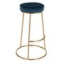 Voir la diapositive 4 : Paris Prix Galette de Chaise Ronde  Assise  34cm Bleu