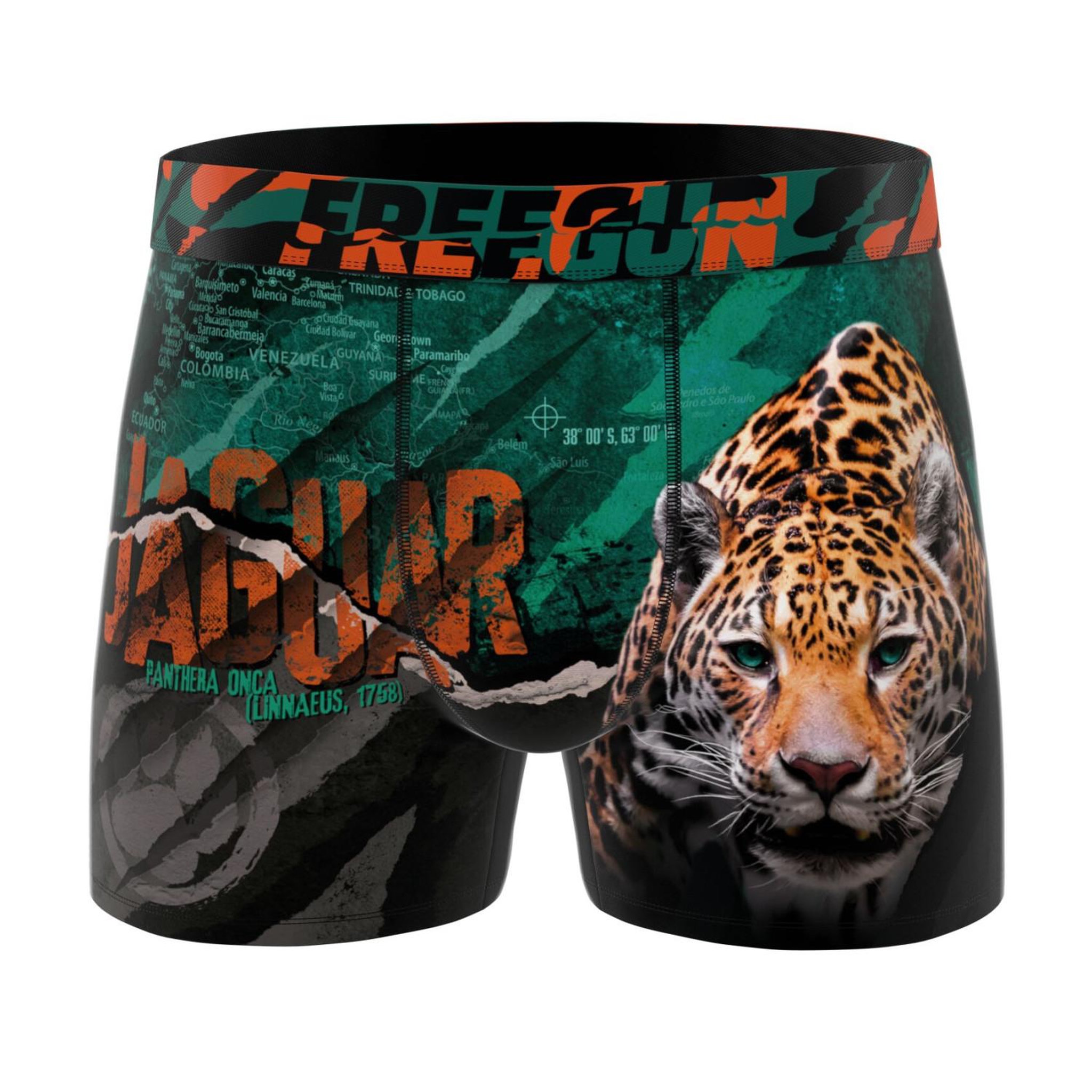 Voir la diapositive 5 : FREEGUN Lot de 4 boxers enfant wild animals