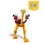 Voir la diapositive 4 : LEGO Creator 31112 - Le lion sauvage 3 en 1