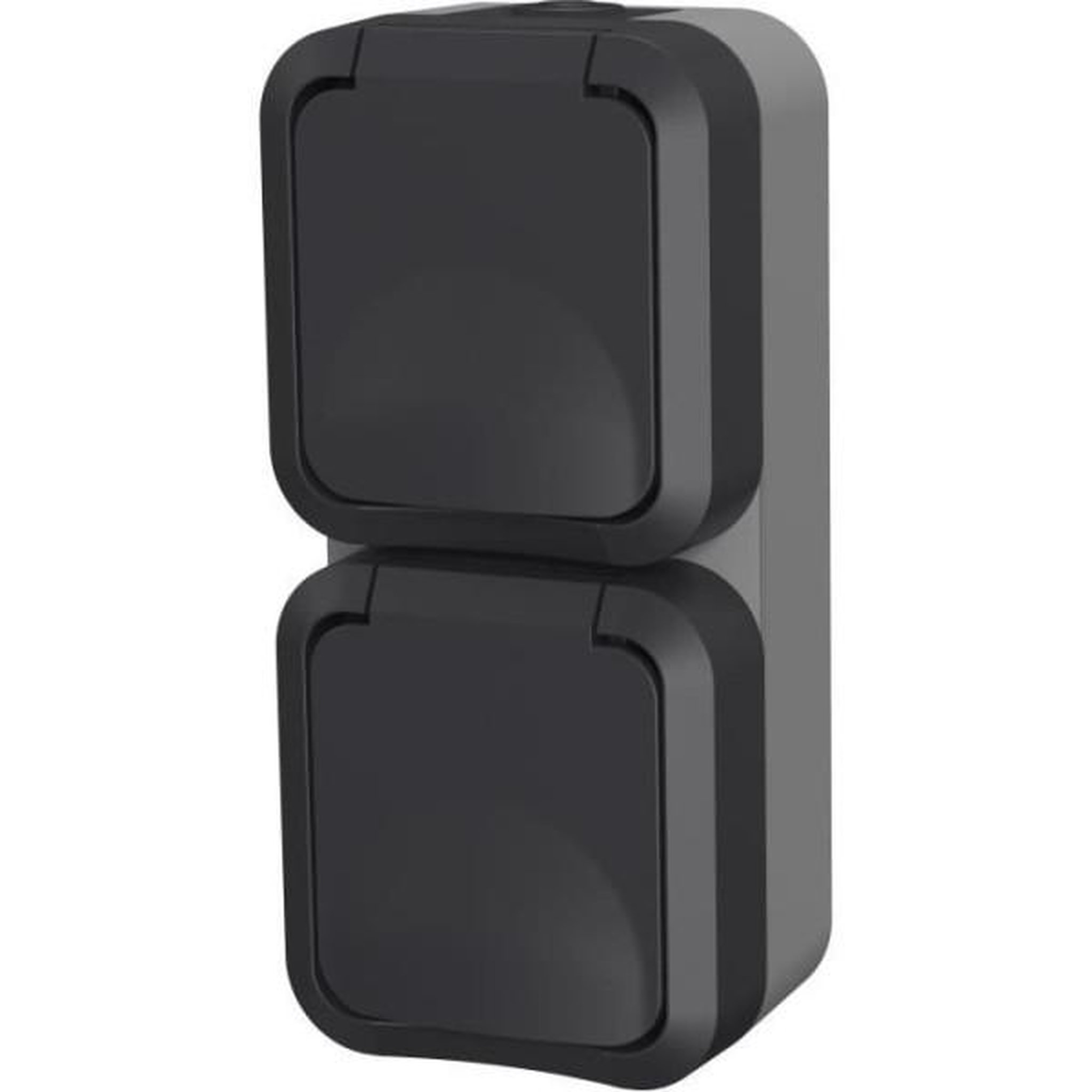 MARKET24 Double prise - QUARX - Aqua Pro - Extérieure, verticale, IP55, 250V, 16A