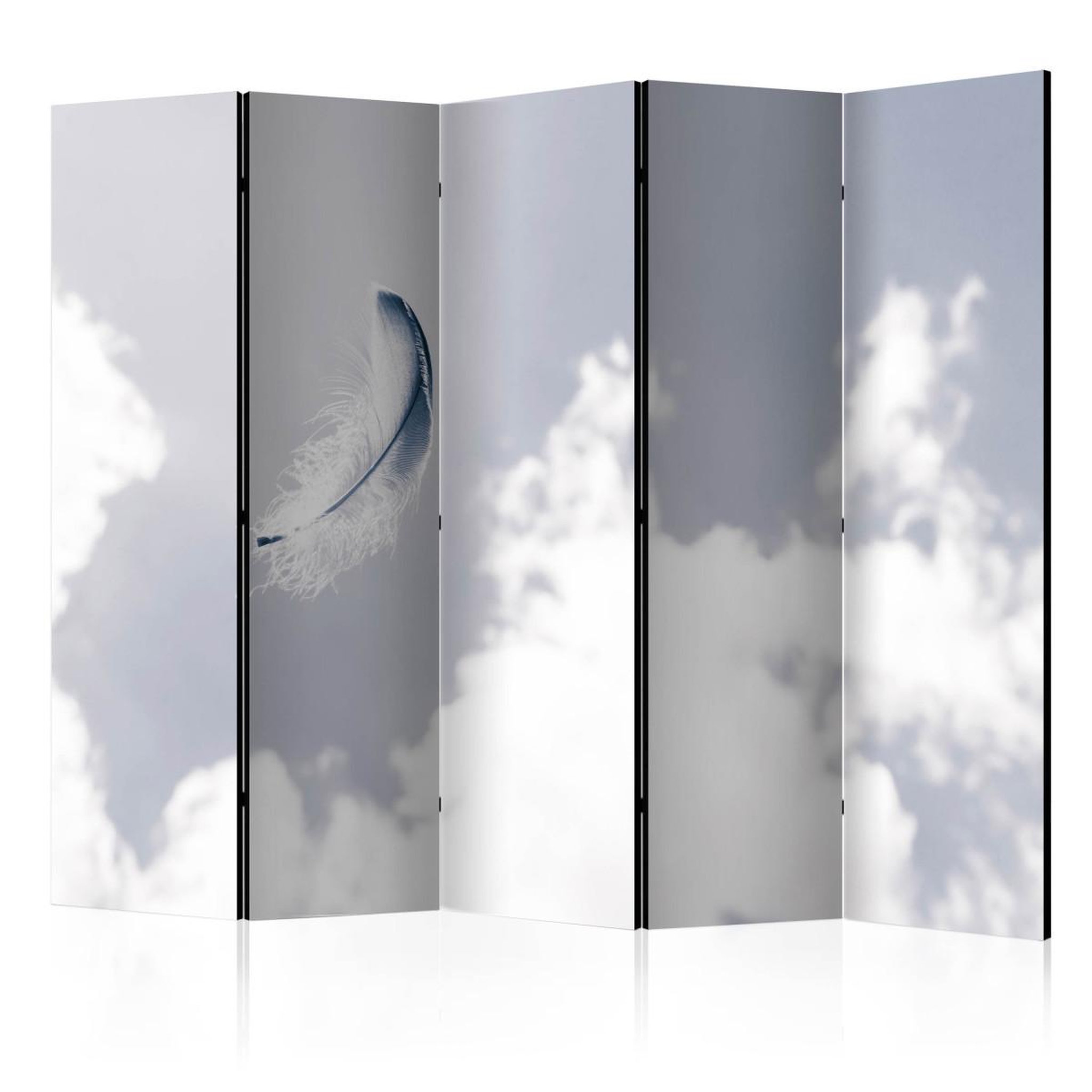 Paris Prix Paravent 5 volets  angelic feather  172x225cm