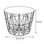 Voir la diapositive 4 : Paris Prix Table d'Appoint Design  Filaire  52cm Vert