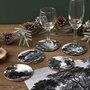 Voir la diapositive 3 : Paris Prix Lot de 6 Dessous de Verre  Black Forest  11cm Noir