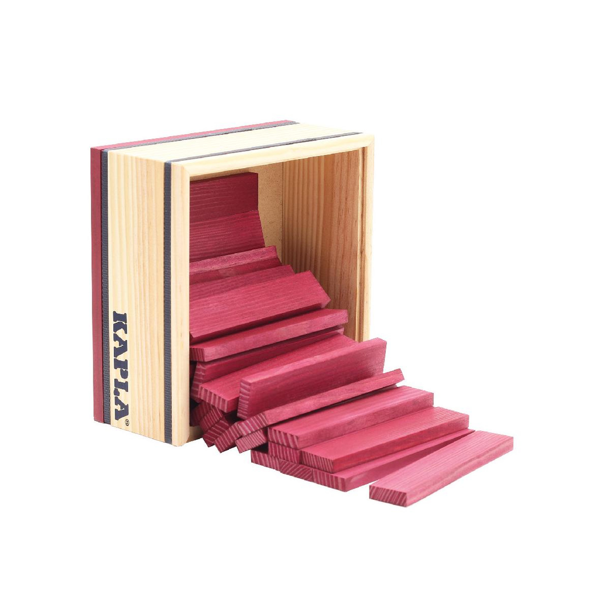 Voir la diapositive 2 : Kapla Carré 40 planchettes  - Violet