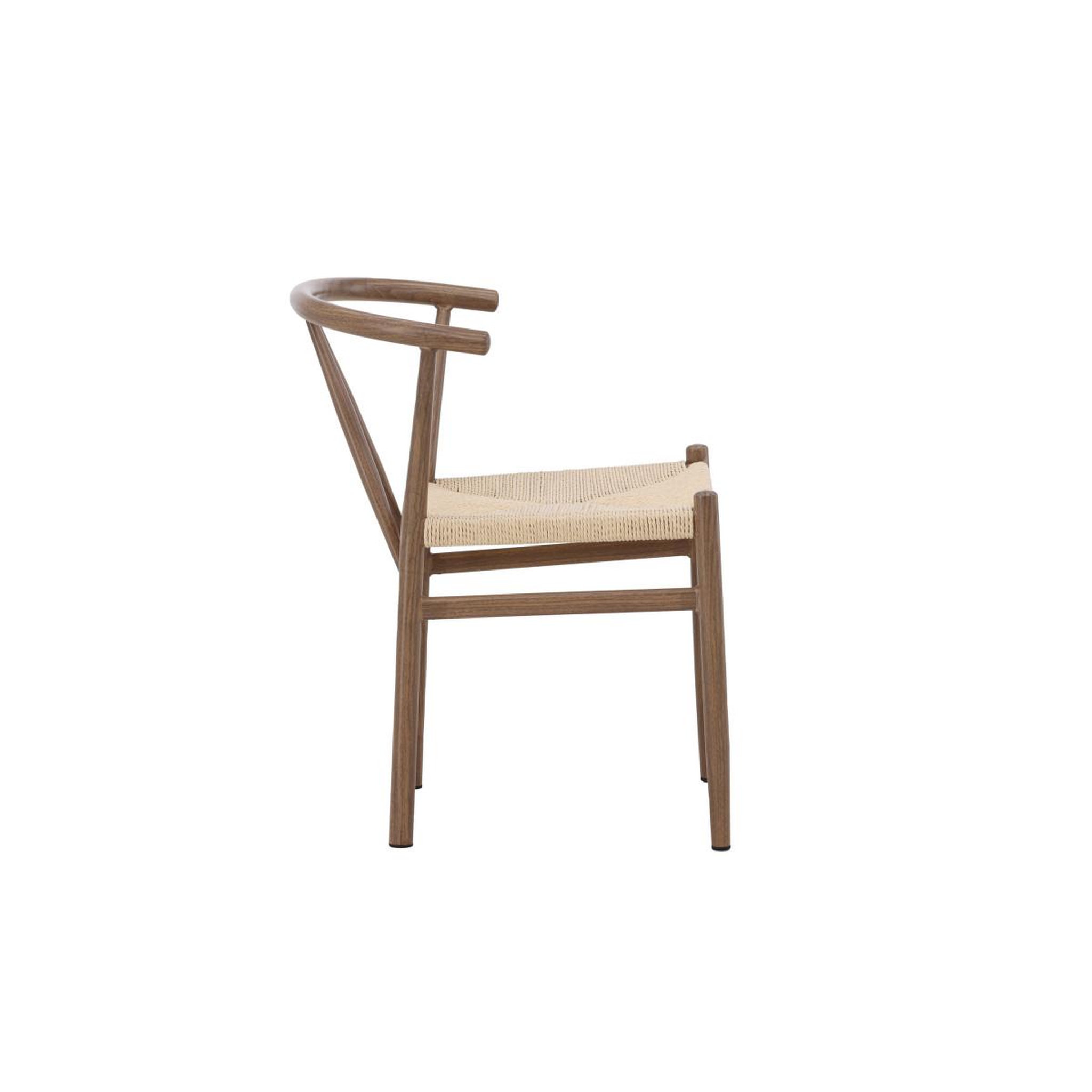 Voir la diapositive 2 : Paris Prix Chaise en rotin  alfons  72cm marron