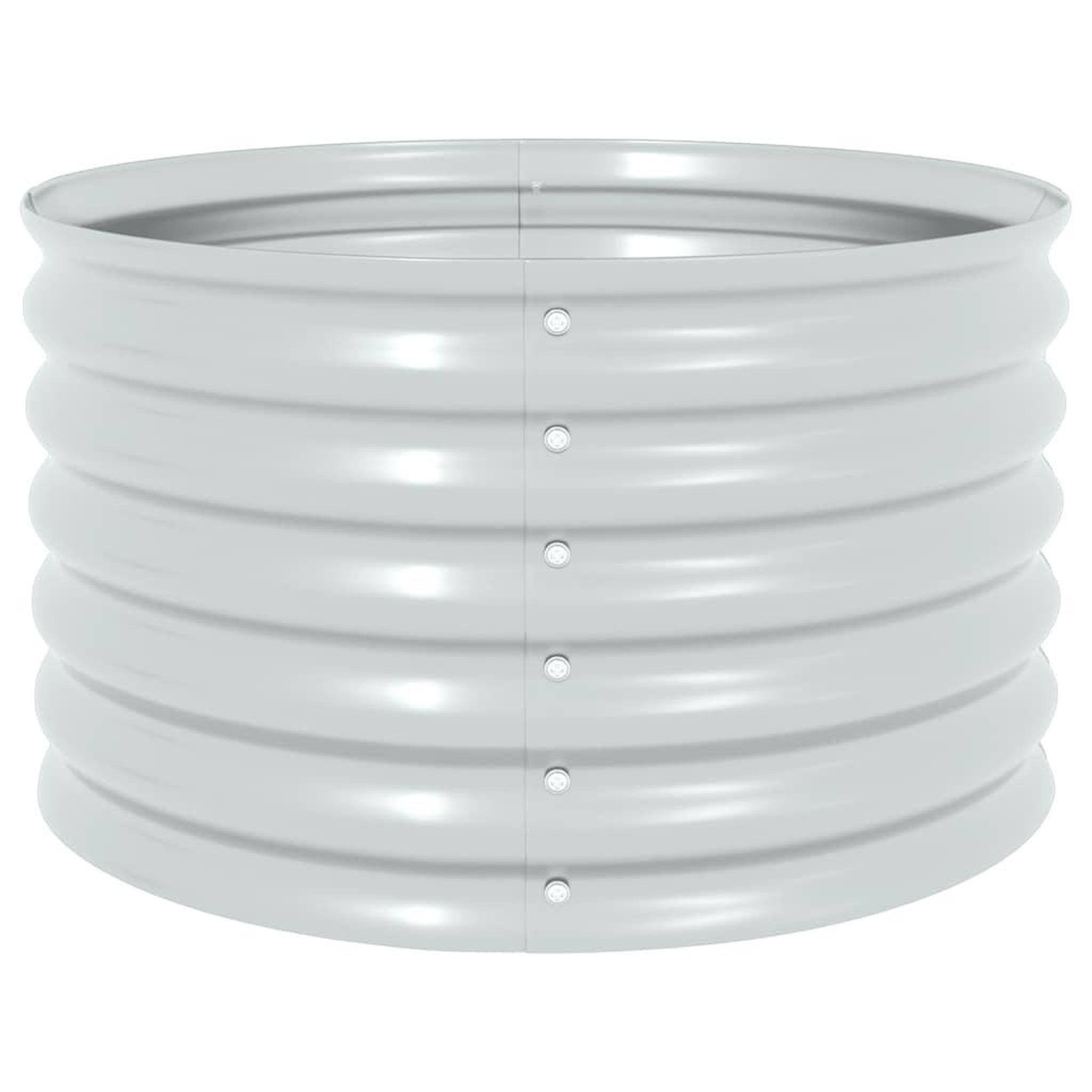Voir la diapositive 5 : VIDAXL Lit sureleve de jardin 80x80x44 cm Acier galvanise Argente