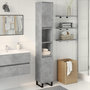 Voir la diapositive 3 : VIDAXL Armoire de salle de bain gris beton 30x30x190 cm