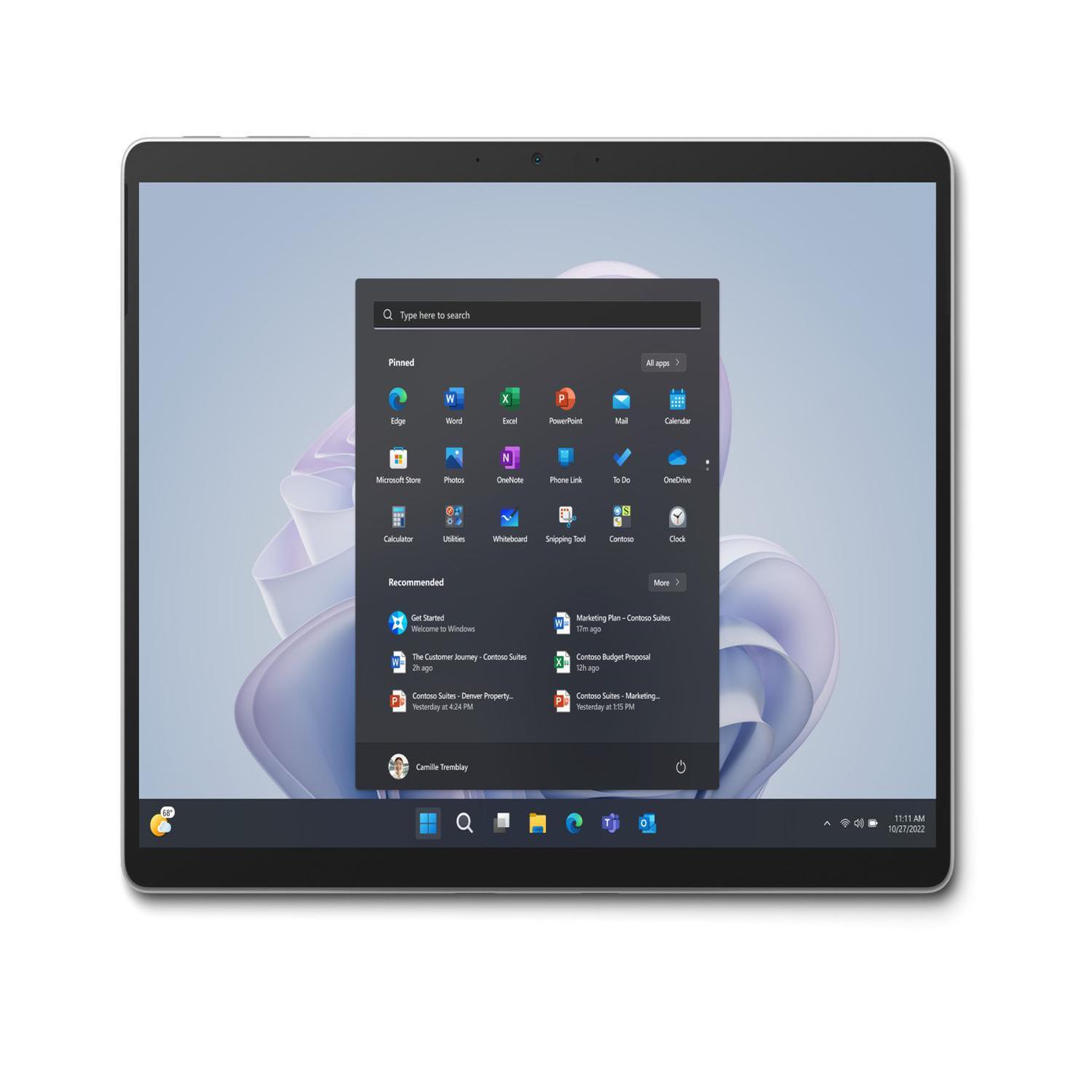 MICROSOFT Microsoft surface pro 9 5g lte 512 go 33 cm (13 ) 16 go wi-fi 6e (802.11ax) windows 11 pro platine