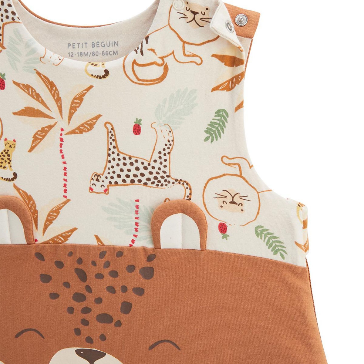 Petit Béguin Turbulette d'été avec pieds retroussables Tango