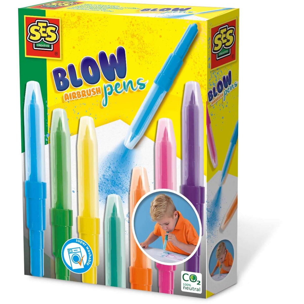 SES Creative Feutres aérographes : Blow airbrush pens