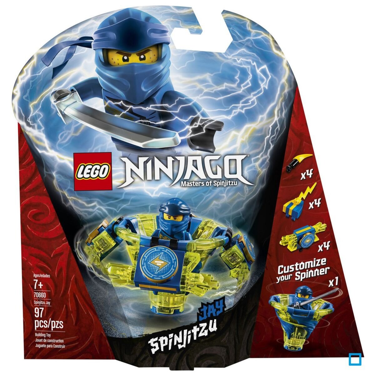 LEGO Ninjago 70660 - Toupie Spinjitzu Jay