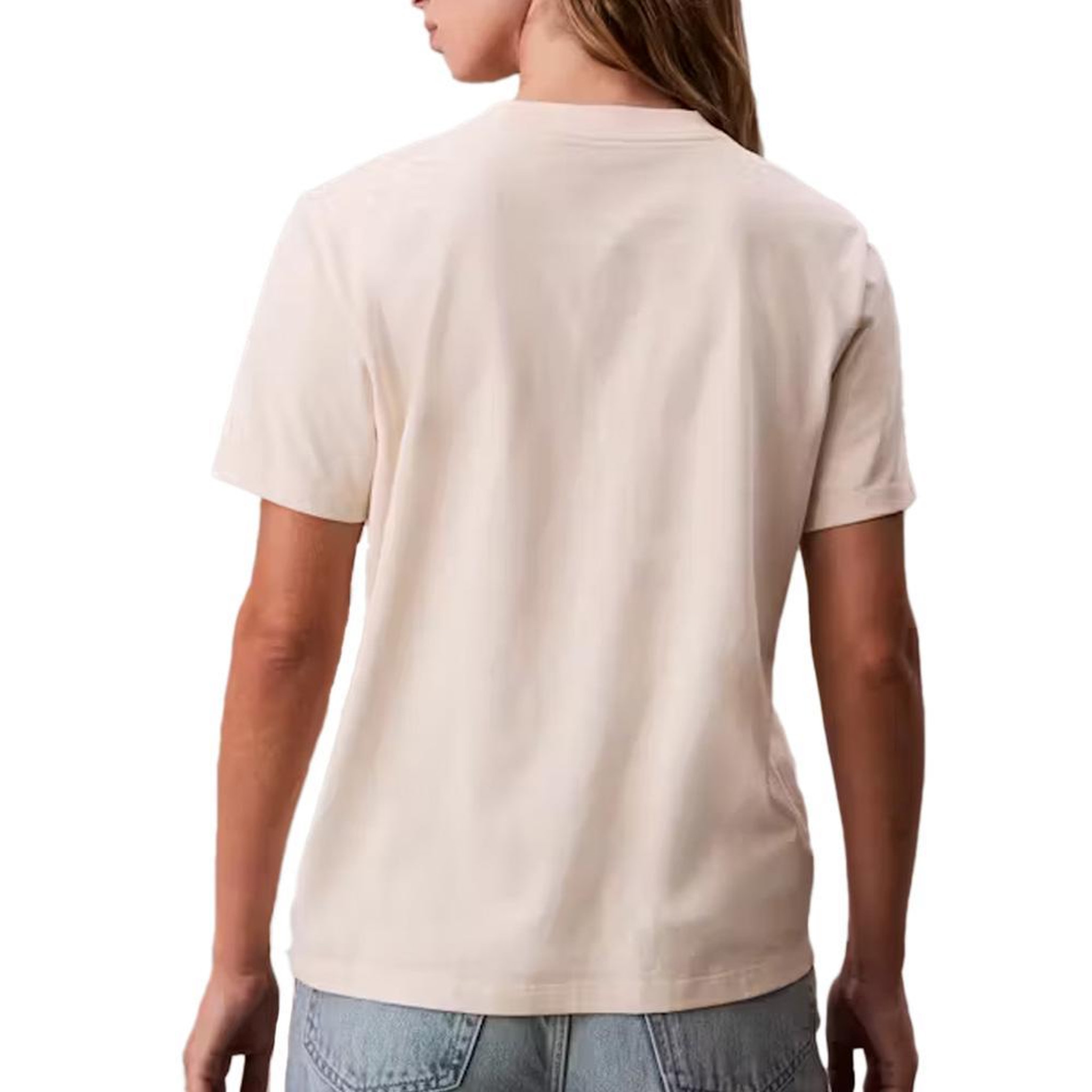 Voir la diapositive 2 : CALVIN KLEIN JEANS T-Shirt Beige Femme Calvin Klein Jeans Hero