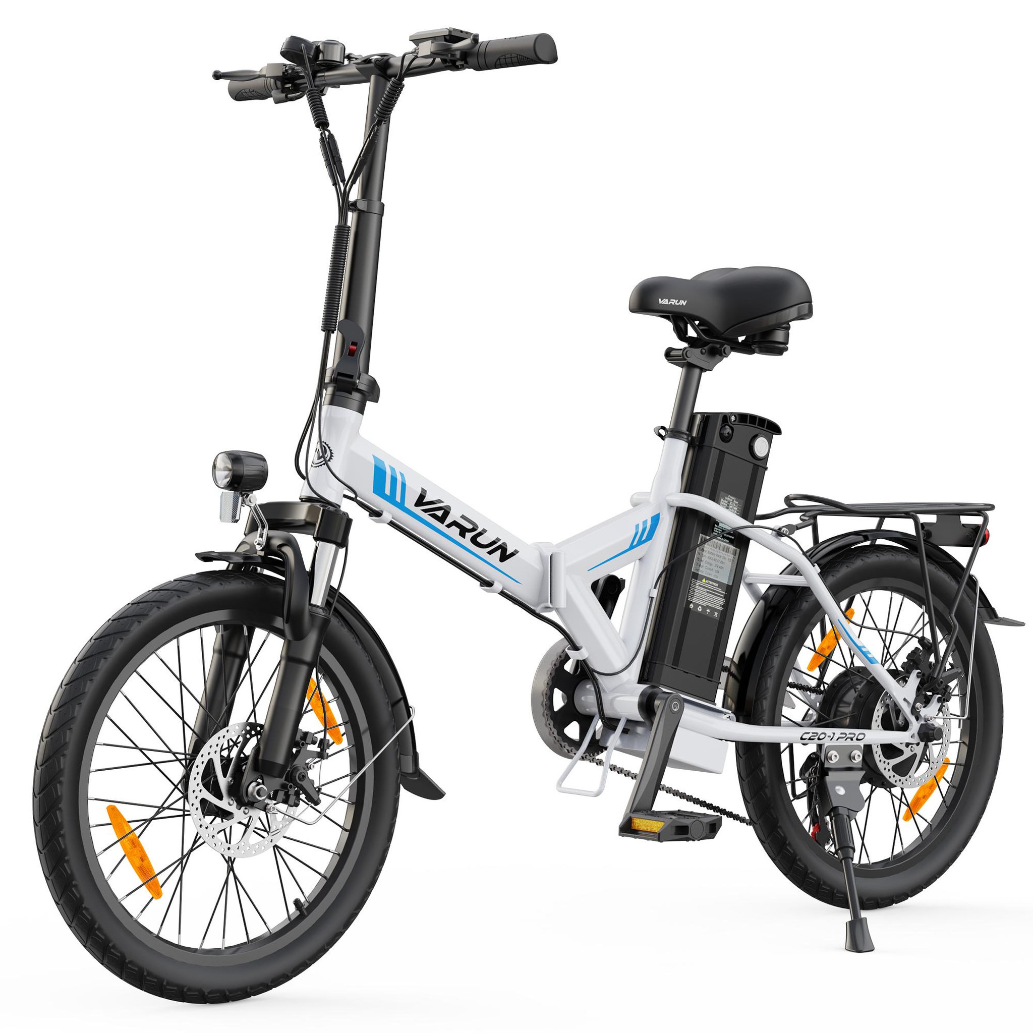 Voir la diapositive 1 : VARUN Vélo électrique pliable 20  varun c20-1 pro