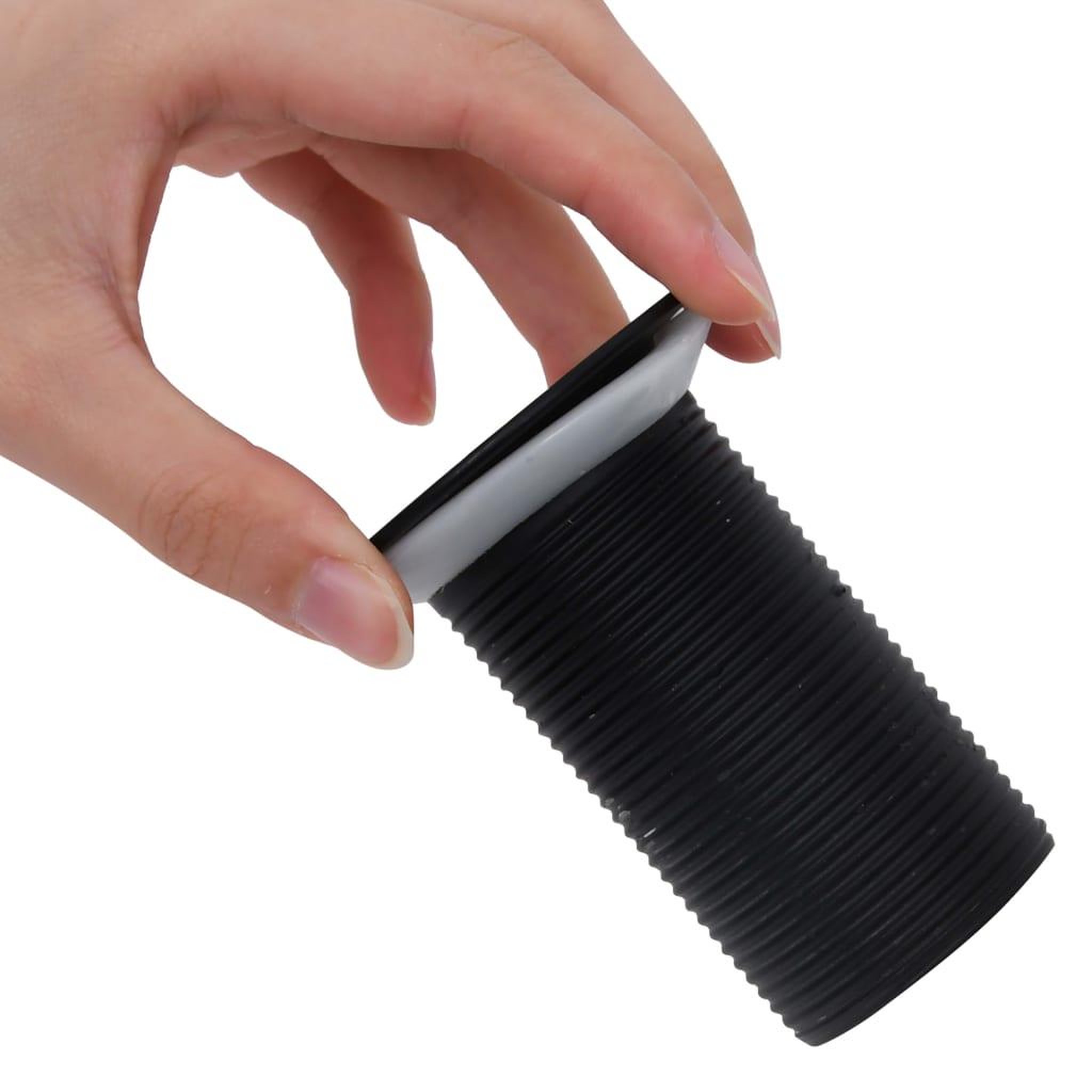 Voir la diapositive 5 : VIDAXL Drain a poussoir sans debordement Noir 6,4x6,4x9,1 cm