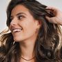 Voir la diapositive 2 : SLOYA Boucles d'oreilles Karia en pierres Grenat