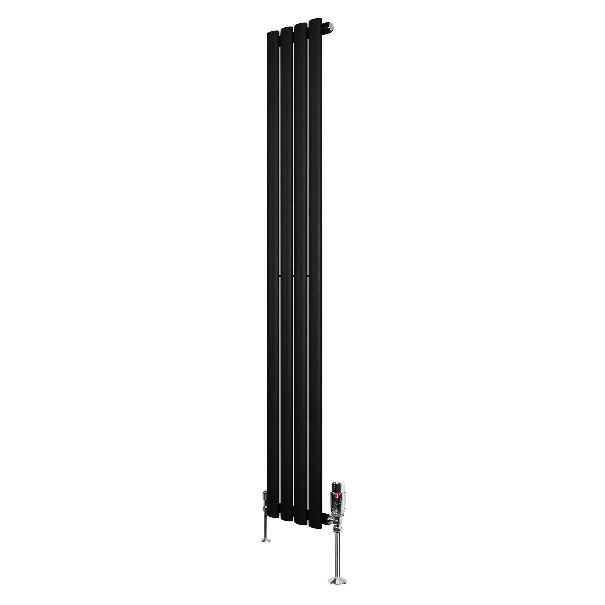 Voir la diapositive 1 : MONSTERSHOP Radiateur à colonnes ovales & vannes, 1 panneau - 1600 x 240 mm
