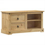 Voir la diapositive 2 : VIDAXL Meuble TV  100x40x52 cm bois de pin massif