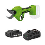VITO Sécateur sans fil 20V + Batterie Lithium 2Ah Ø de coupe 30 mm Moteur Brushless Chargeur rapide VITO