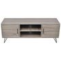 Voir la diapositive 3 : VIDAXL Meuble TV 120x40x45 cm Gris