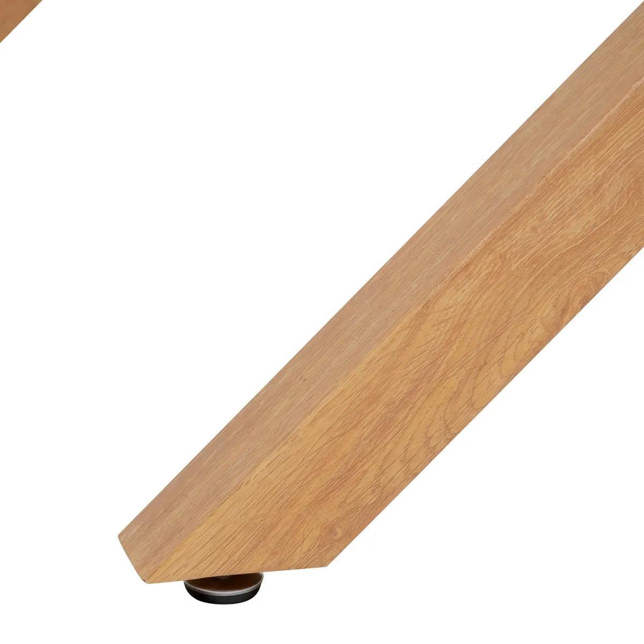 Voir la diapositive 5 : ATMOSPHERA Table à manger en verre  jorel  180cm transparent & naturel