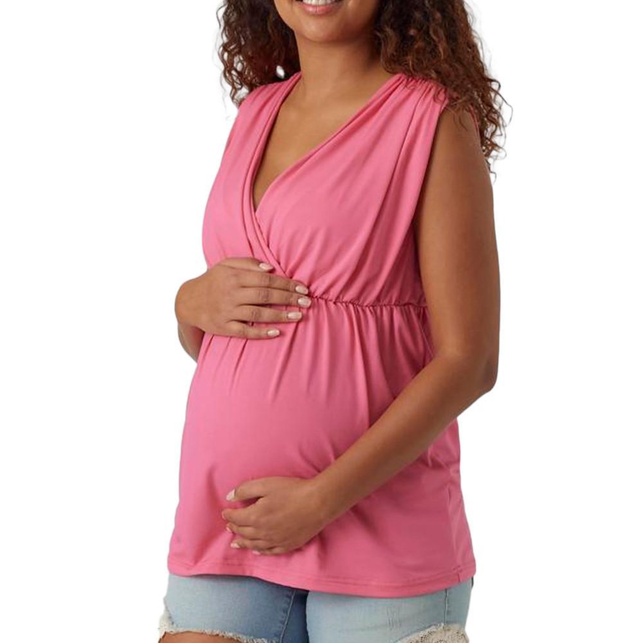 Voir la diapositive 1 : MAMALICIOUS Débardeur d'allaitement  Femme Mamalicious Zorina