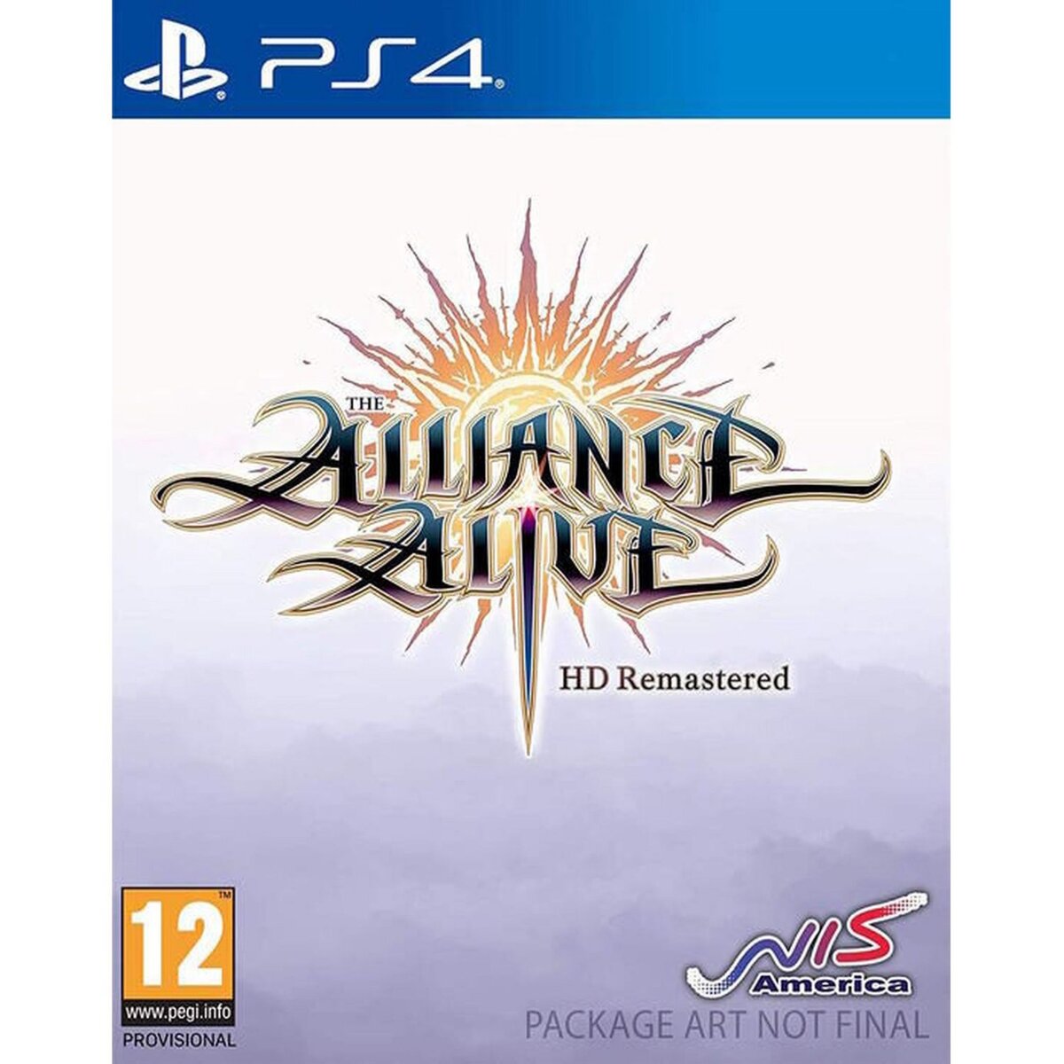 The Alliance Alive HD Remastered - Awakening Edition PS4