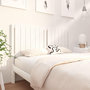 Voir la diapositive 1 : VIDAXL Tete de lit blanc 145,5x4x100 cm bois massif de pin
