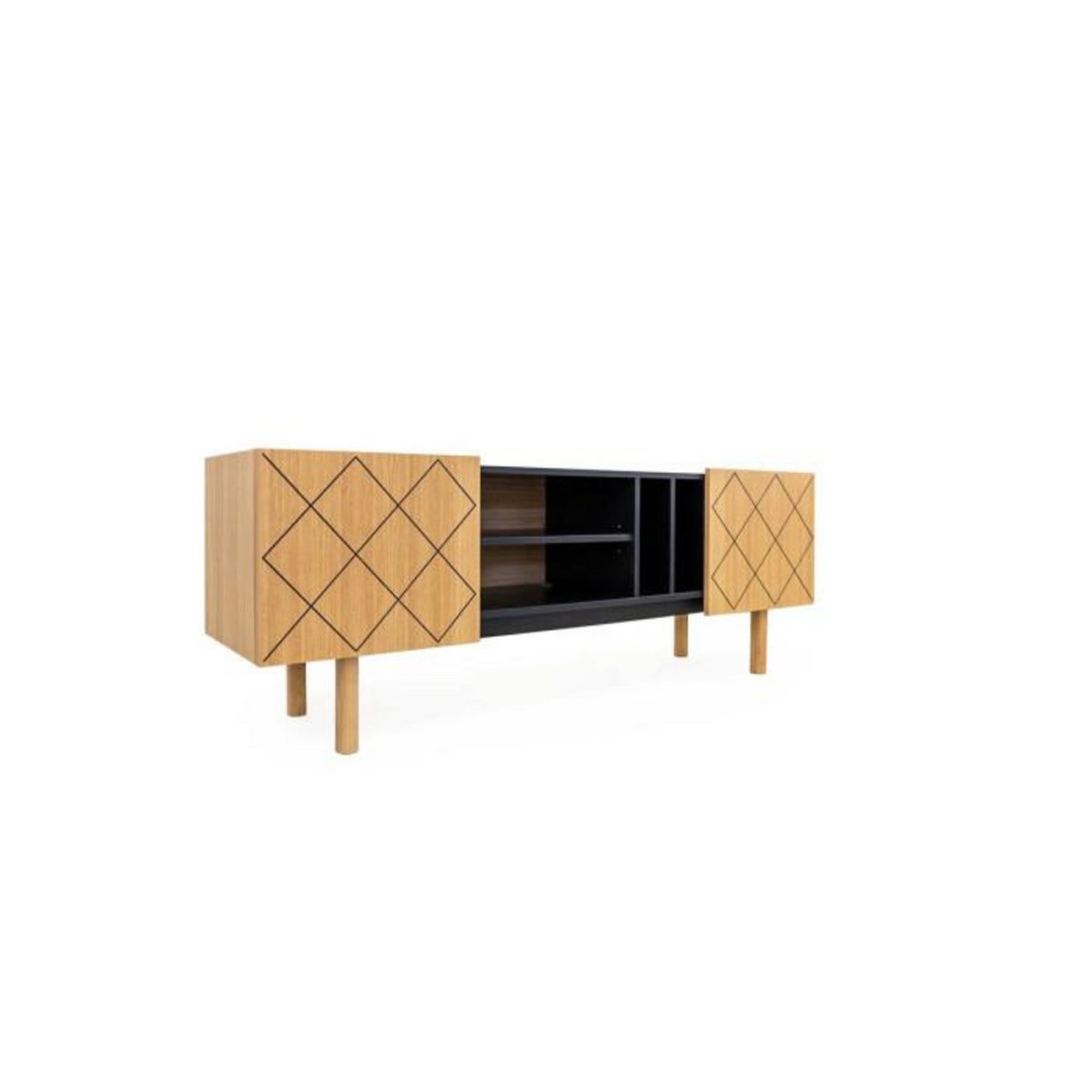 Paris Prix Meuble TV  Porto Ramalde  175cm Naturel