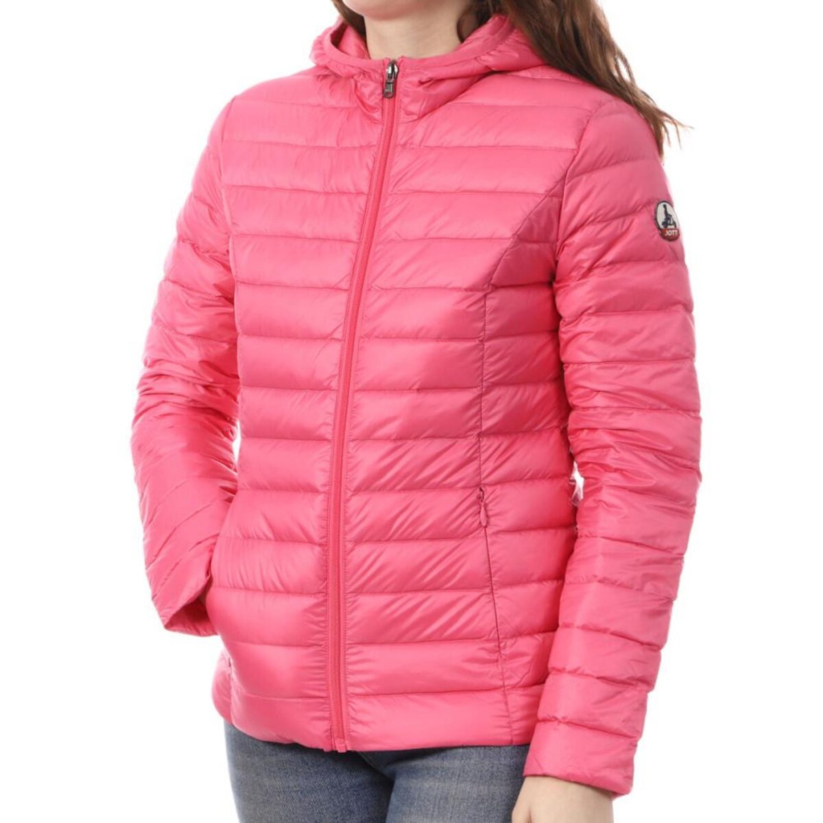 Doudoune rose outlet femme