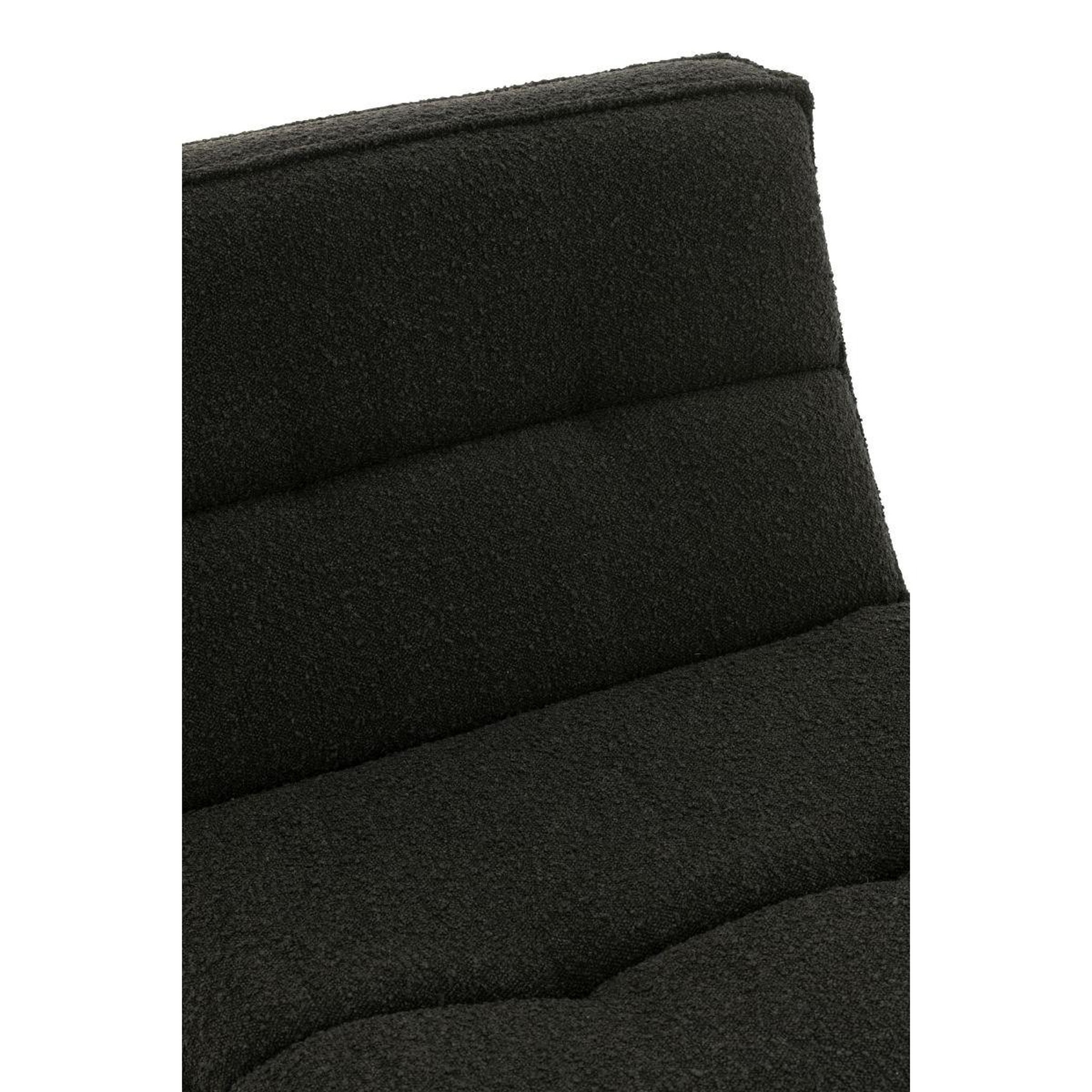 Voir la diapositive 5 : J-LINE Fauteuil Pivotant  Cosy  97cm Noir