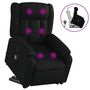 Voir la diapositive 2 : VIDAXL Fauteuil inclinable de massage Noir Similicuir