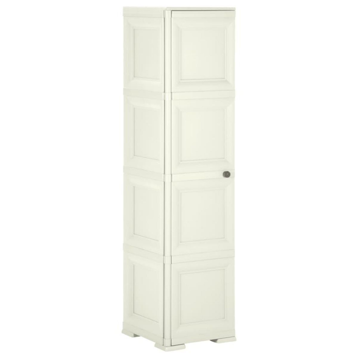 VIDAXL Armoire plastique 40x43x164 cm design bois glace a la vanille