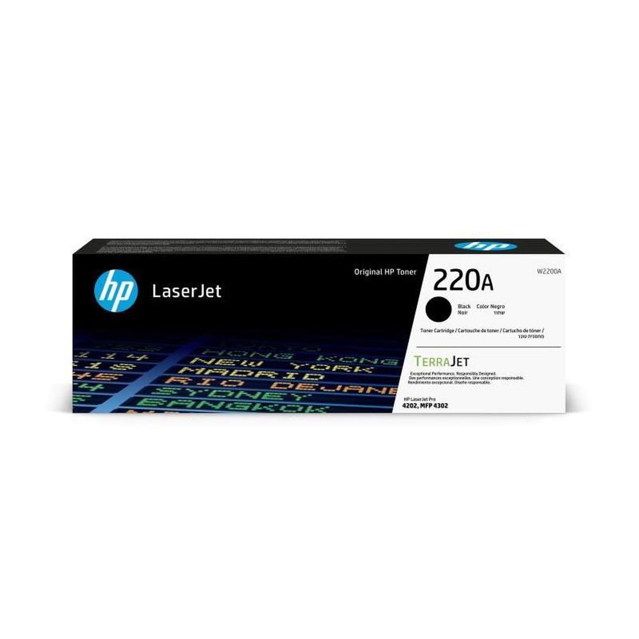 Voir la diapositive 1 : HP Cartouche de Toner HP 220A Noire Authentique (W2200A) pour HP LaserJet Pro 4202 / 4302