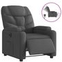 Voir la diapositive 2 : VIDAXL Fauteuil inclinable electrique Gris fonce Tissu