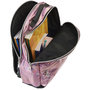 Voir la diapositive 6 : Love Love Sac à dos 2 compartiments holographique rose + trousse