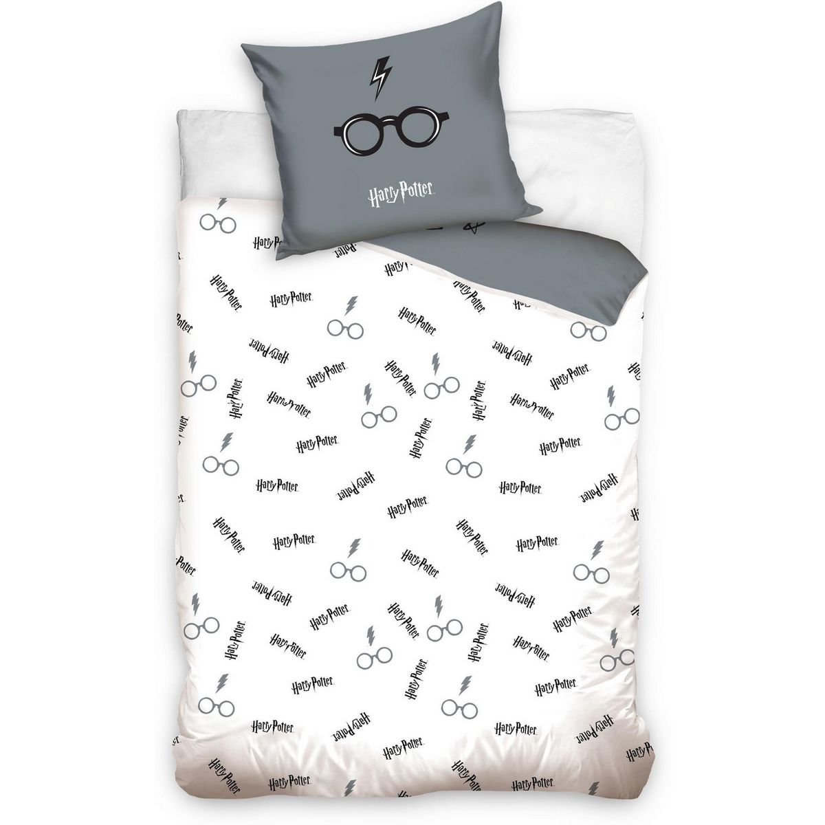 Home collection Parure housse de couette 140x200cm 100%coton 57fils harry potter