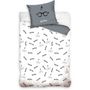 Voir la diapositive 3 : Home collection Parure housse de couette 140x200cm 100%coton 57fils harry potter