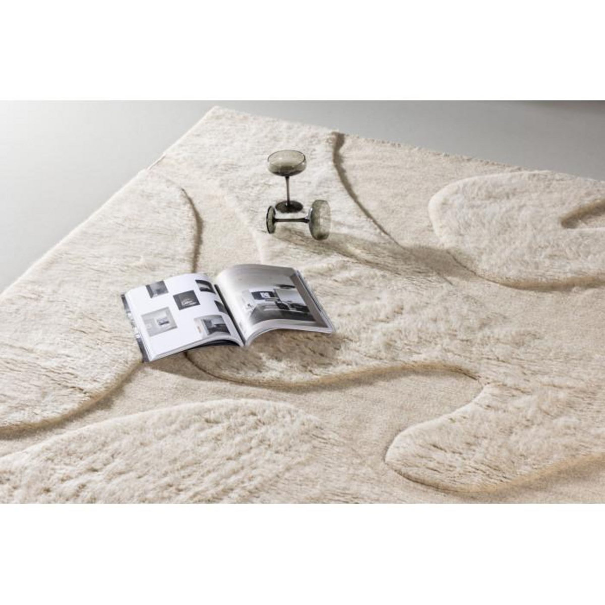 Paris Prix Tapis Déco en Laine  Boone  160x230cm Beige