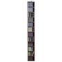 Voir la diapositive 5 : HOMCOM Étagère colonne armoire de rangement CD 12 compartiments 21L x 20l x 175H cm capacité max. 204 CD coloris noyer foncé