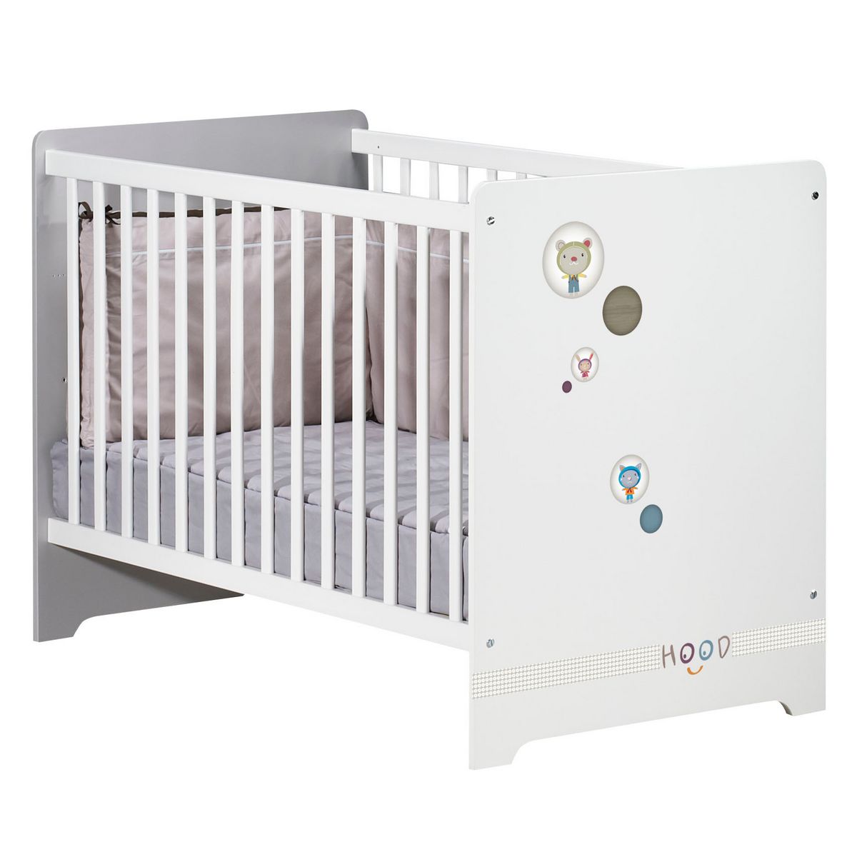 SAUTHON BABY DECO Lit bébé à barreaux BULLE