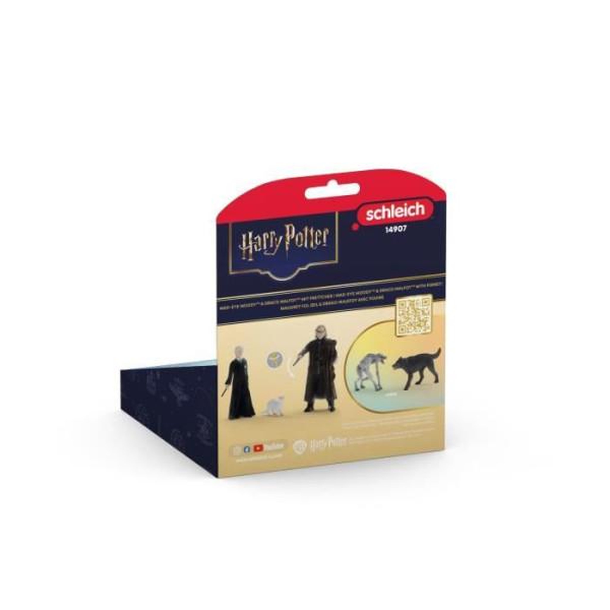 Voir la diapositive 5 : Schleich Figurine Alastor Maugrey & Drago Malfoy et le furet, Schleich 14907 Gamme Harry Potter©