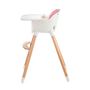 Voir la diapositive 3 : KINDERKRAFT Chaise haute évolutive 2 en 1 Sienna