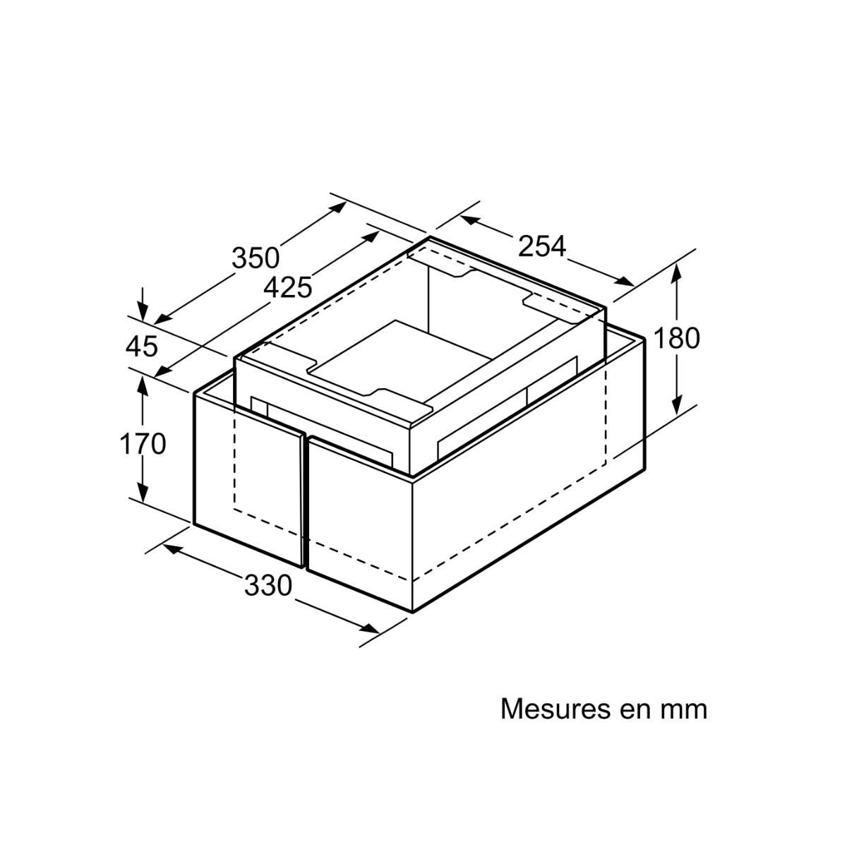 BOSCH Module de recyclage cleanair plus inox - DIZ2CX5C6