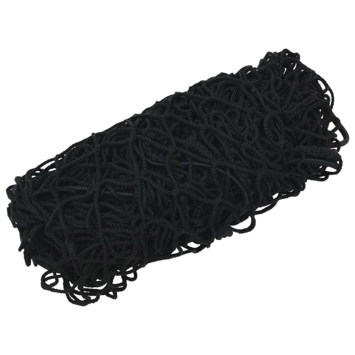 VIDAXL Filet pour remorque avec corde elastique noir 2,5x1,5 m PP