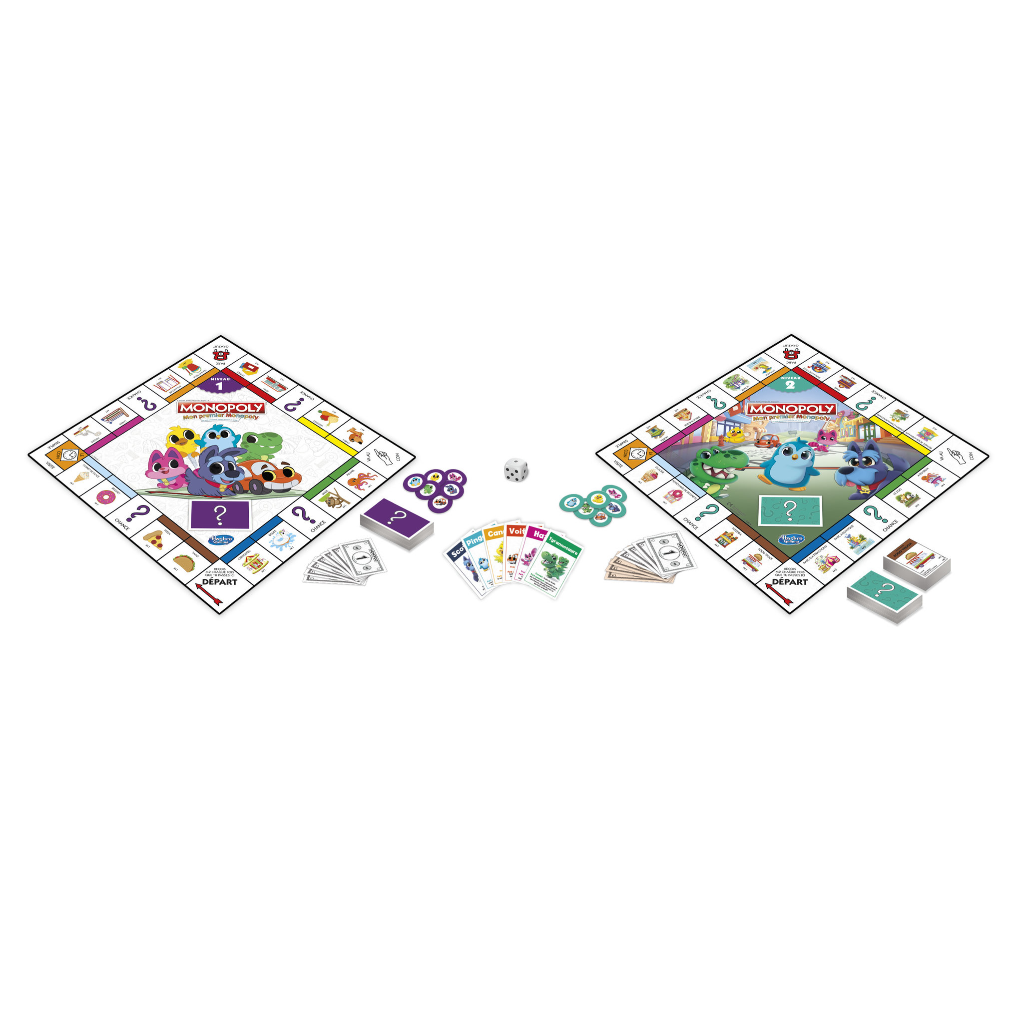 Voir la diapositive 4 : HASBRO Jeu Mon Premier Monopoly