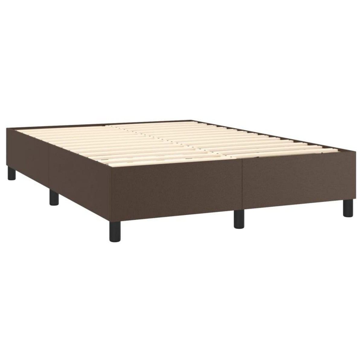 VIDAXL Cadre de lit sans matelas marron 140x200 cm similicuir