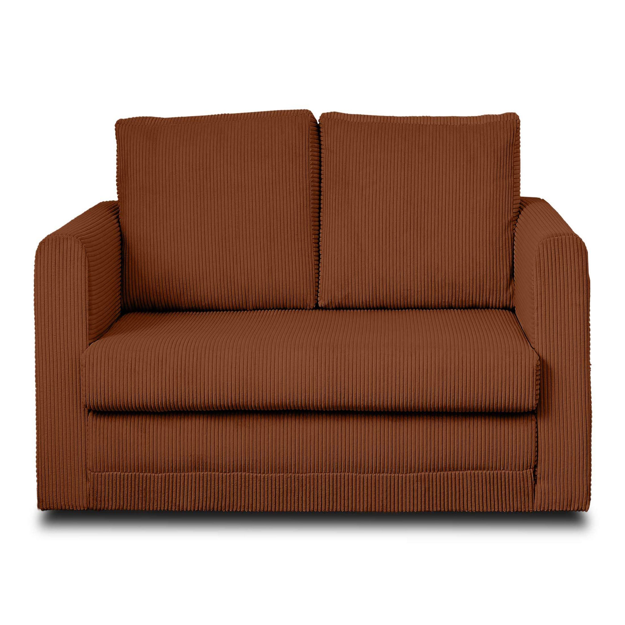 Voir la diapositive 1 : BEST MOBILIER Marilia - canapé 2 places - convertible déplimousse - en velours côtelé