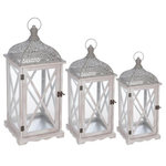 ATMOSPHERA Lot de 3 Lanternes  Folkdream  66cm Gris