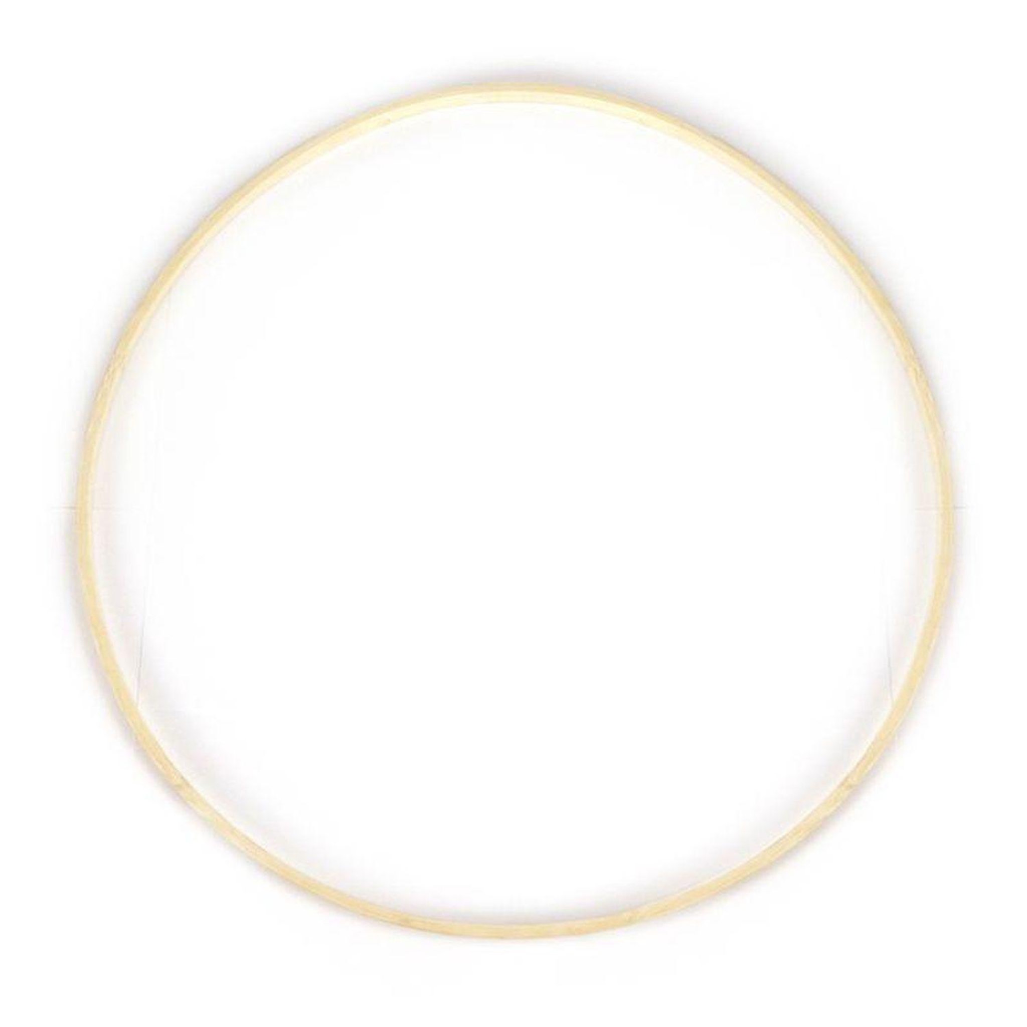 Voir la diapositive 2 : Graine créative 3 cercles en bambou Ø 35 cm