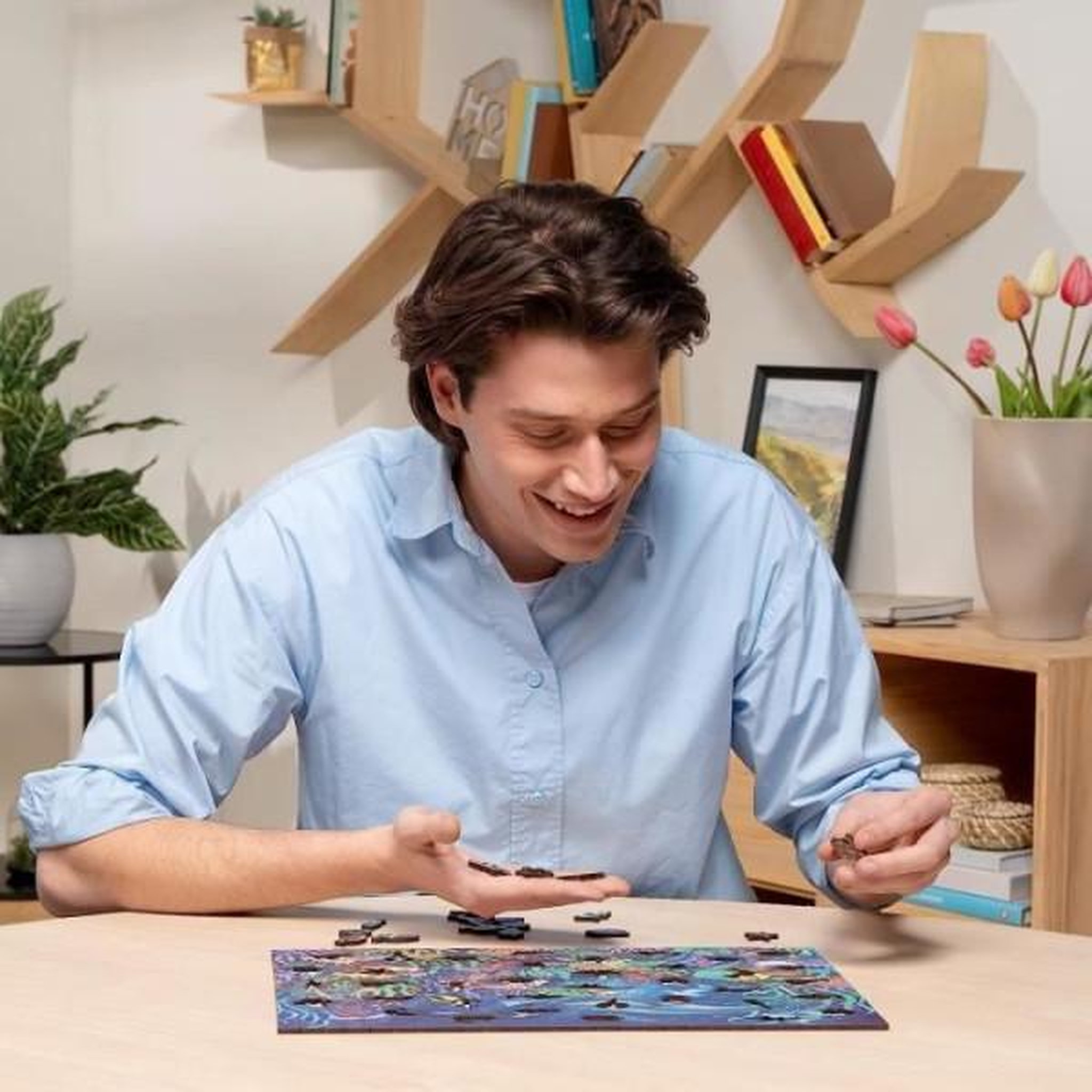 Voir la diapositive 5 : RAVENSBURGER Puzzle en bois 500 pièces – Forêt fantastique magique – Ravensburger